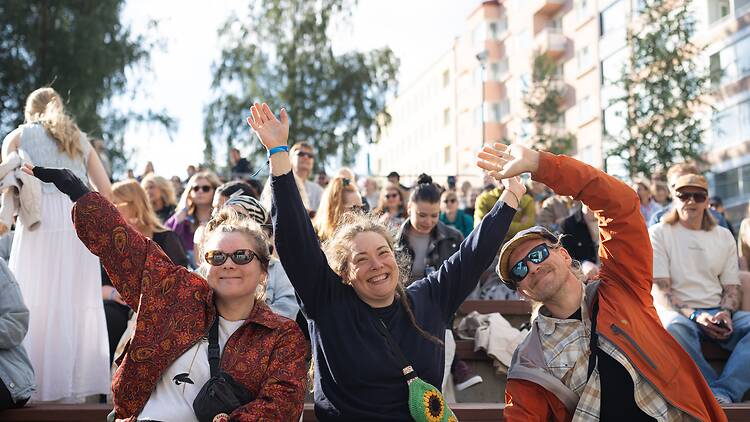 City-centre festival vibes at Lounaispuisto