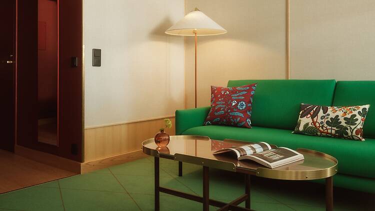 Afternoon: settling into the room