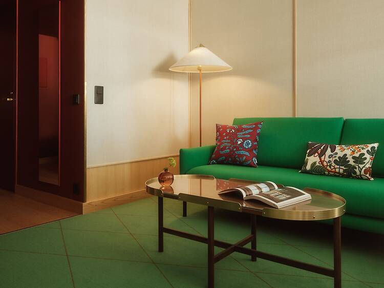 Afternoon: settling into the room