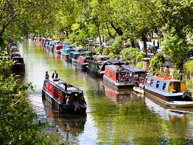 Marvel at the canal boats of Little Venice