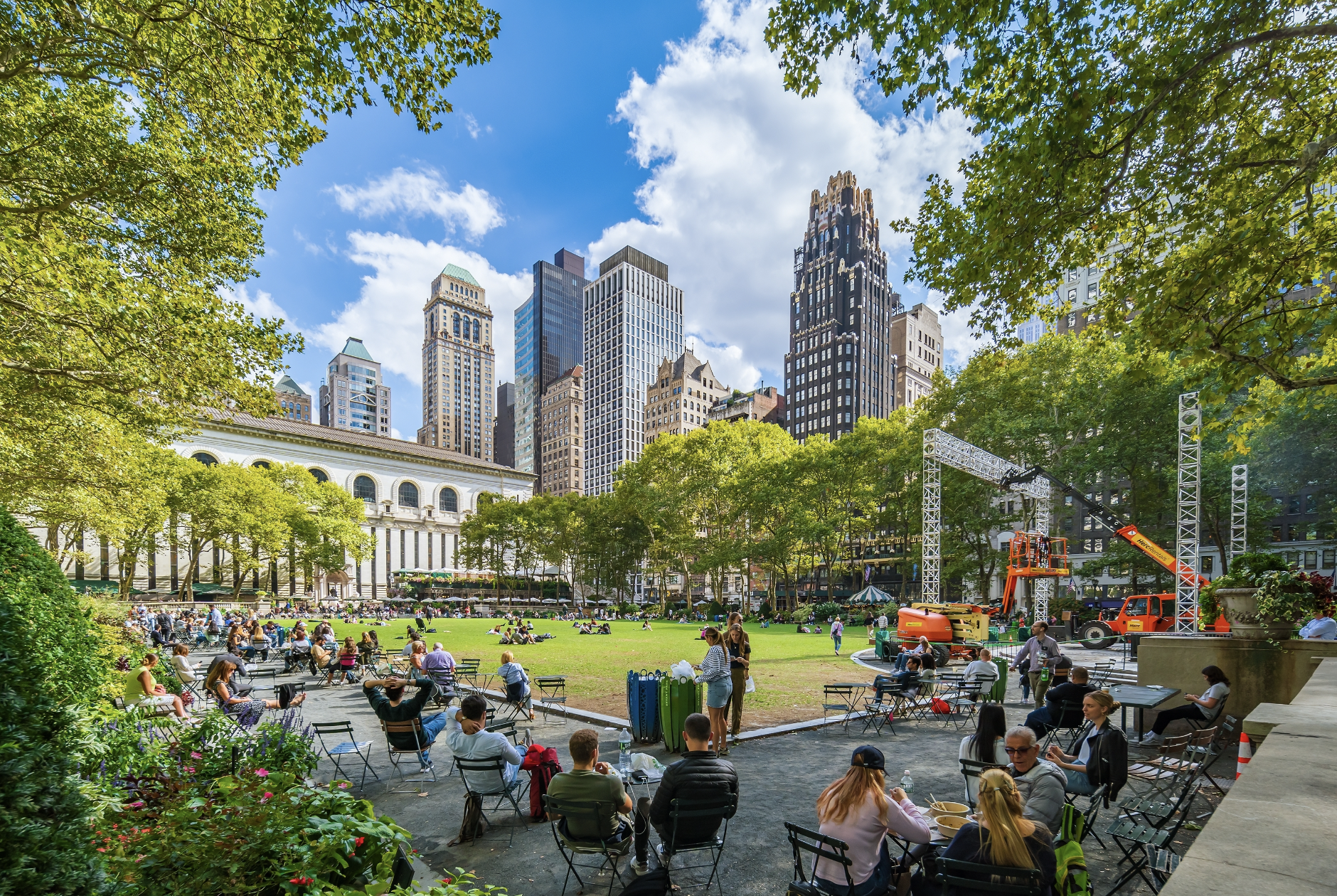 Bryant Park is hosting a giant free reading party on its lawn this summer