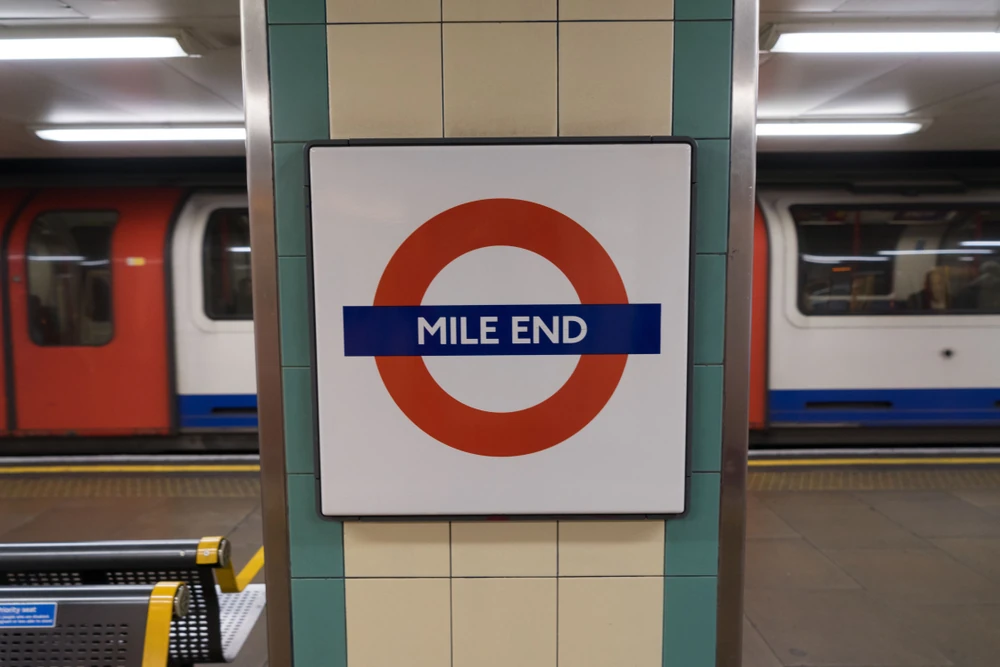 Mile End station, London