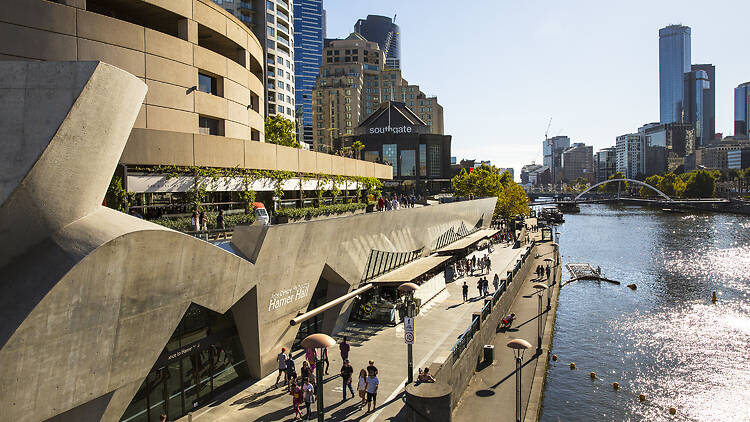 Exterior of Hamer Hall, Southbank