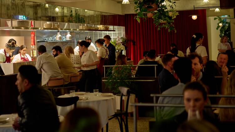 The interiors of Daphne.
