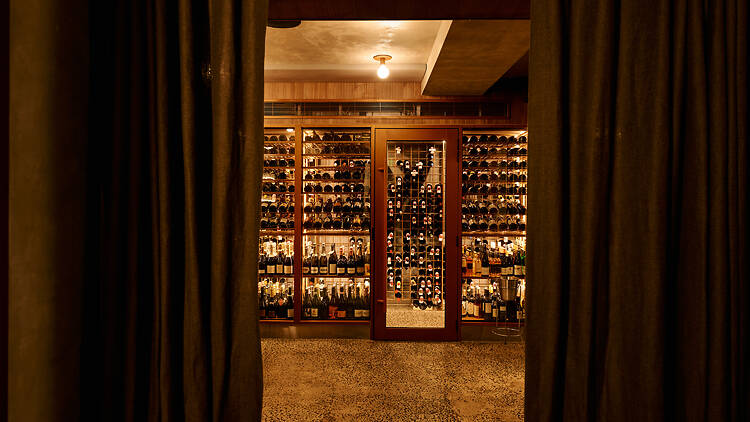 A wine cellar