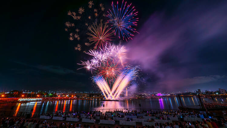 SBI Mai Fireworks at Sakai Ouo Night Market