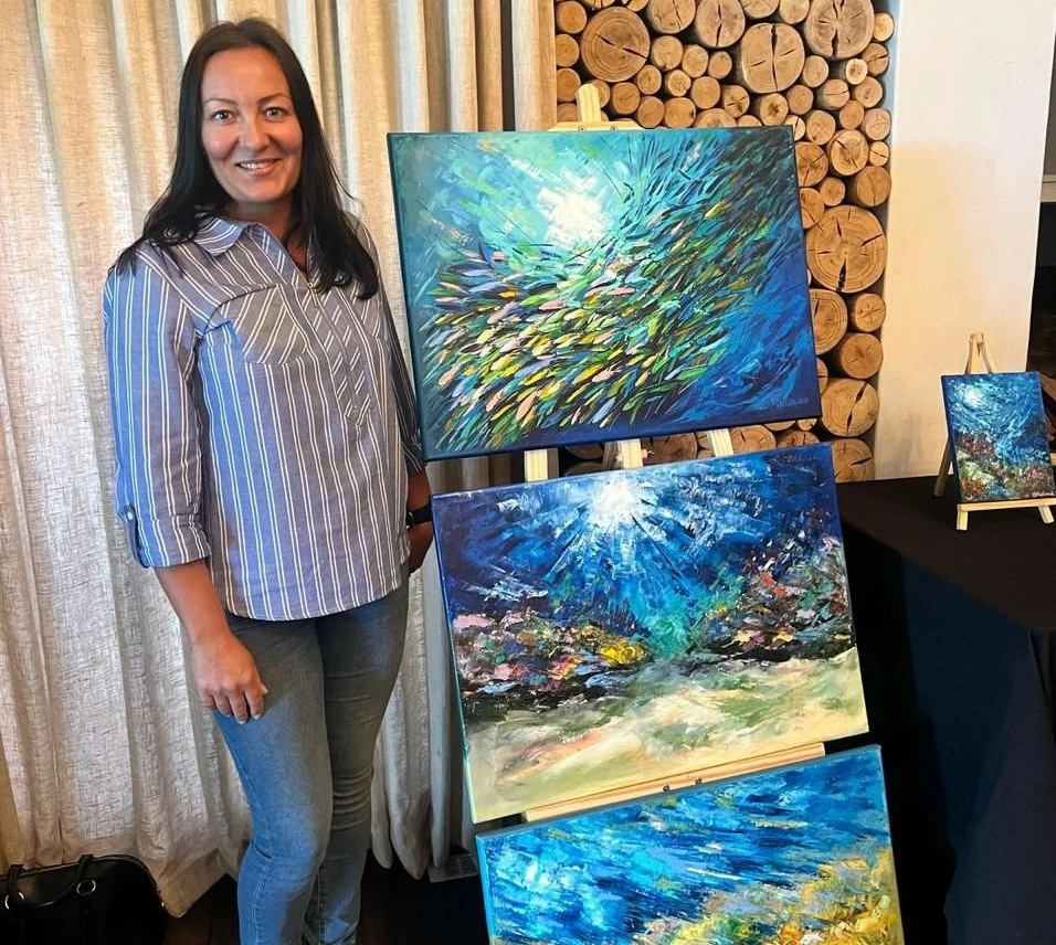 Howick-based artist Olga Nikitina