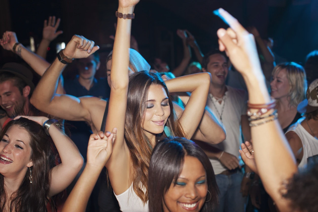 Crowd on the dance floor 