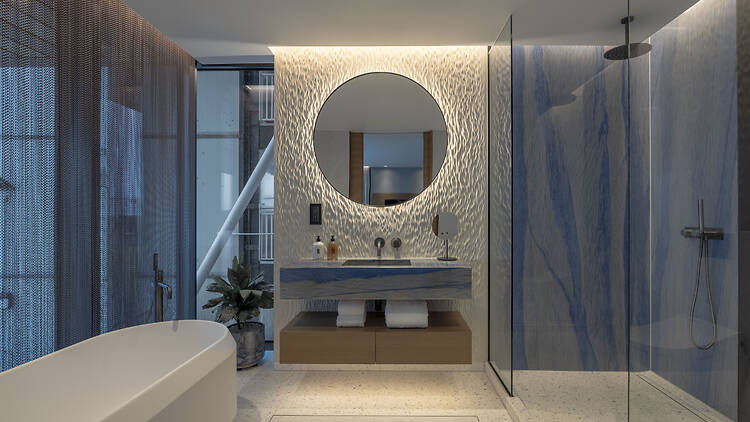 Bathroom at Fulham Pier Hotel