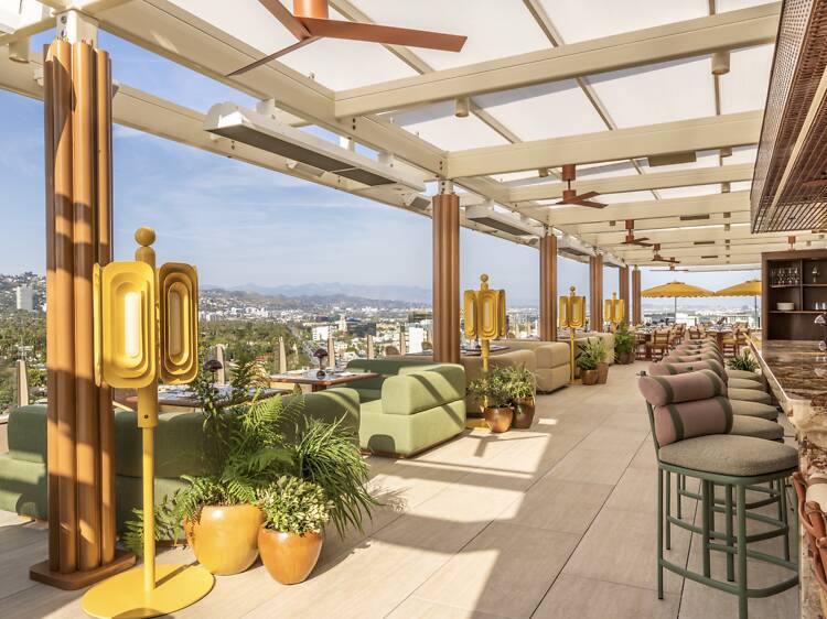 See inside Gemma, the Waldorf Astoria Beverly Hills' fancy new rooftop restaurant