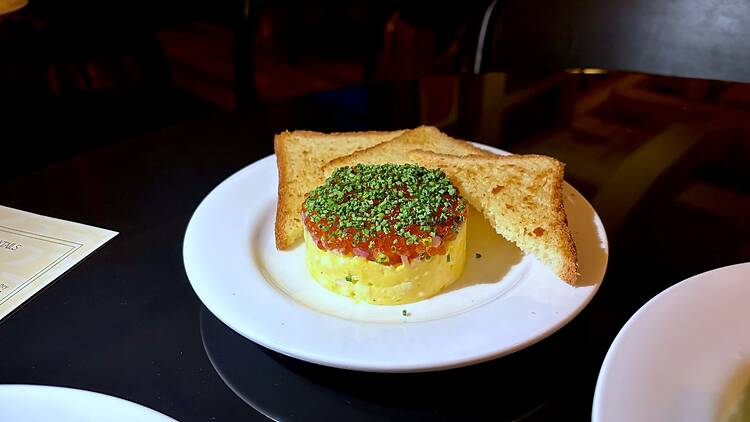 Trout roe dish