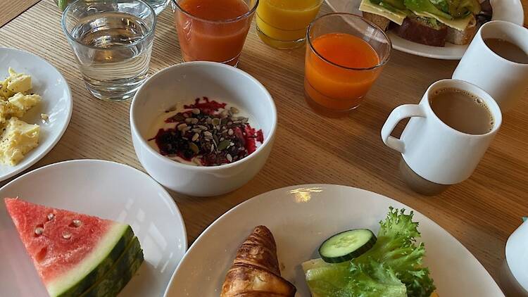 Morning: breakfast at the hotel restaurant