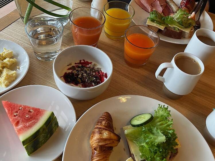 Morning: breakfast at the hotel restaurant
