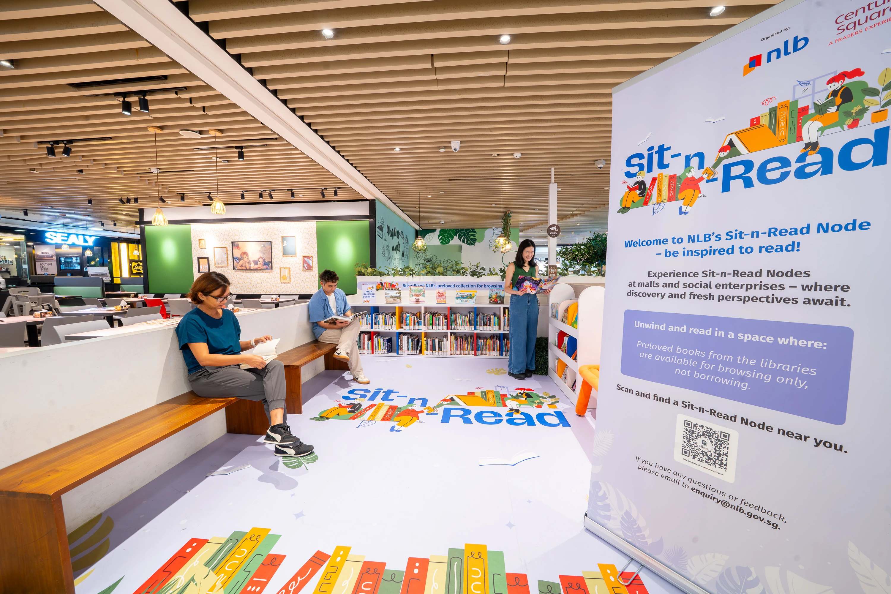 Sit-N-Read Node at Century Square