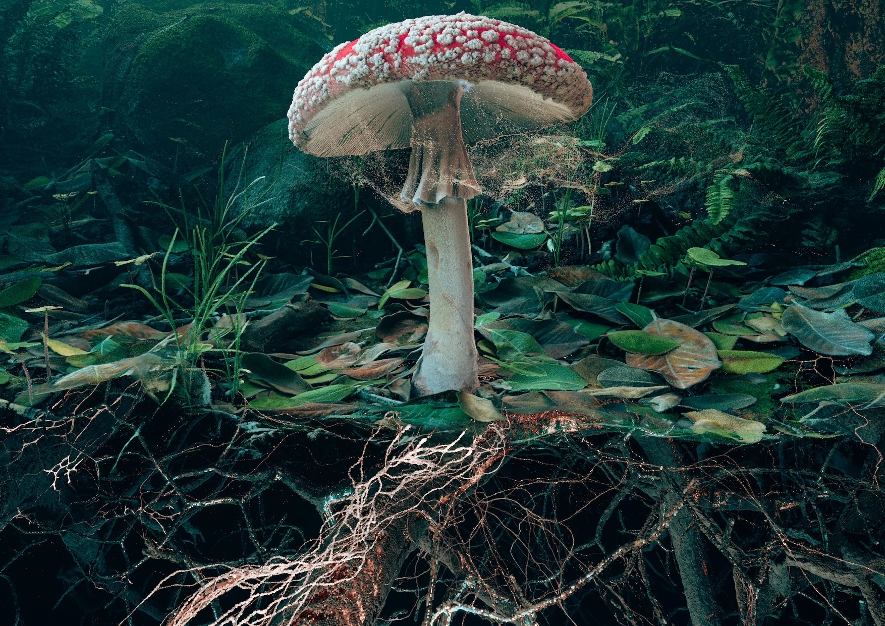 Poetics of Soil_ Fly Agaric I (2025) by Marshmallow Laser Feast