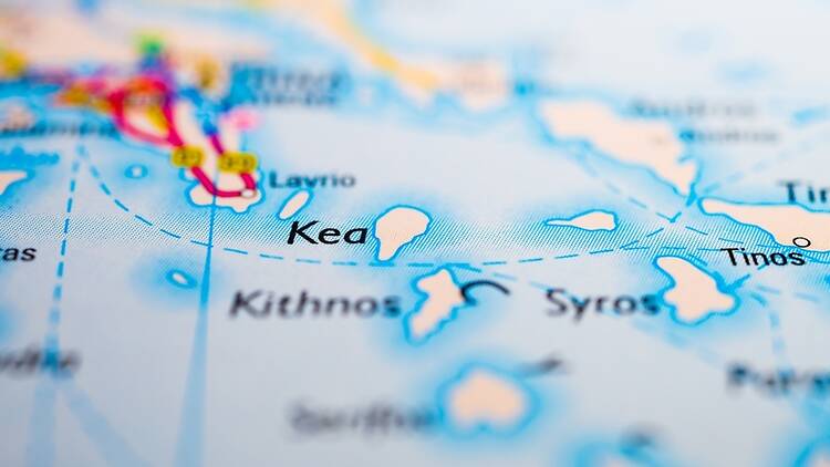 Map of Greek Islands