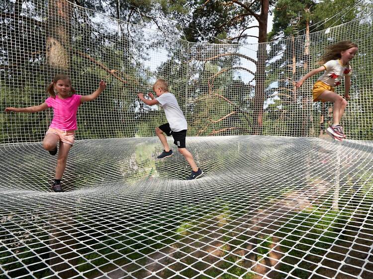 21.6. Aikuiset seikkailevat lastenlipulla, Seikkailupuisto Huippu