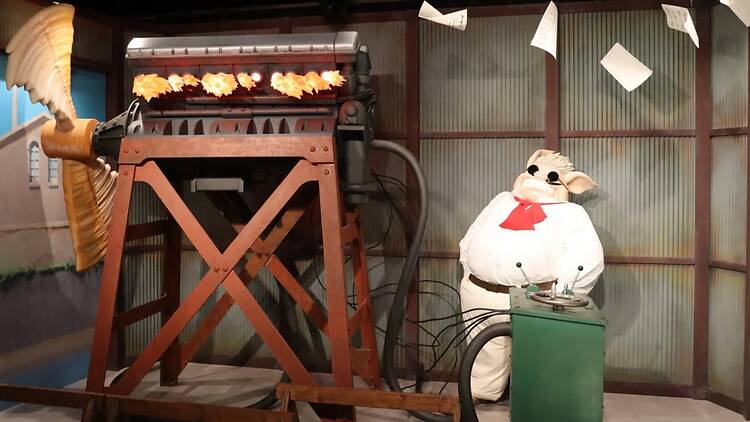 A 'Porco Rosso' set piece from a previous Ghibli exhibition