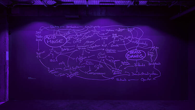 The Vinyl Factory: Reverb - Jeremy Deller A glow in the dark art piece