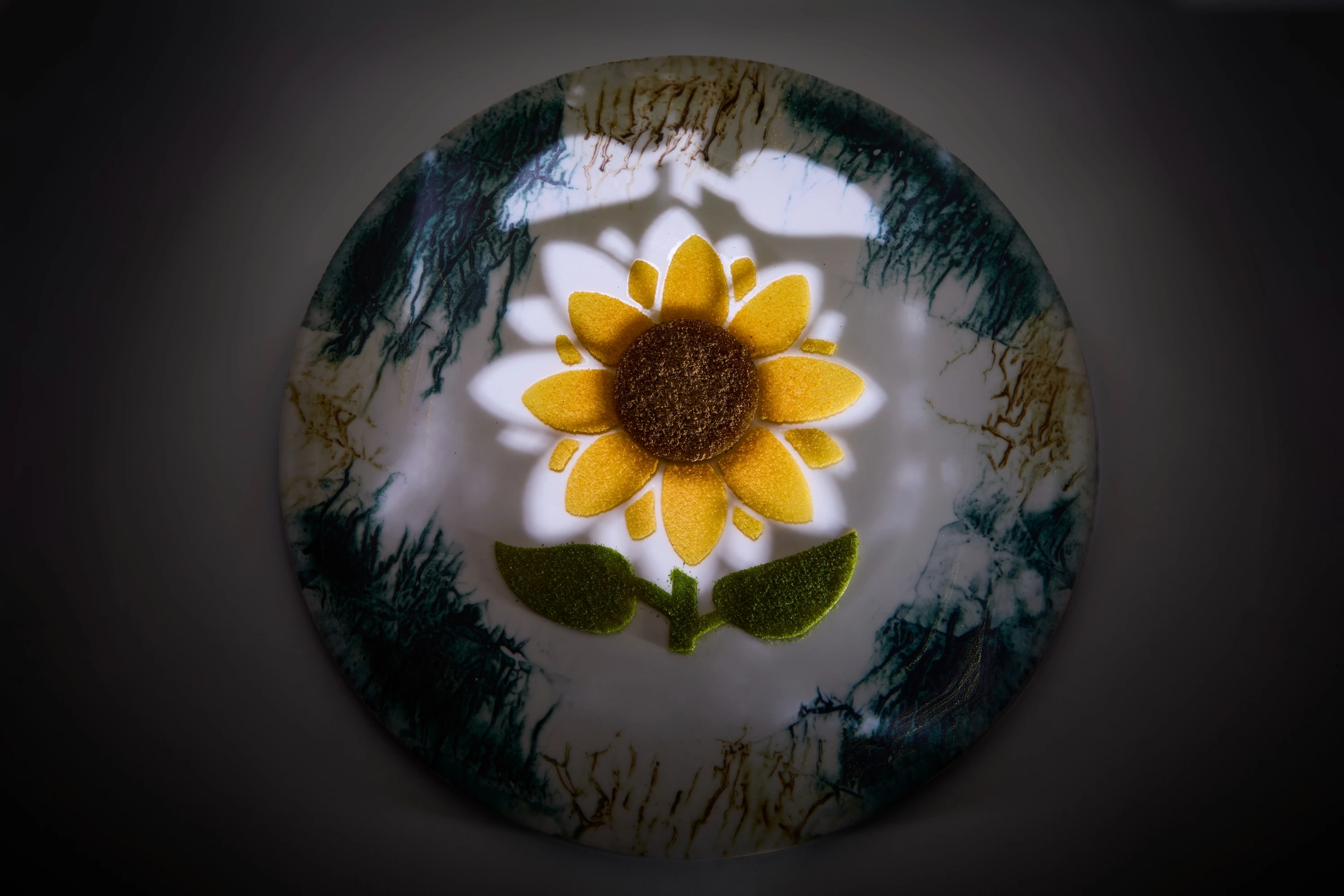 The 'Lick It Up Sunflower' served at Gaggan