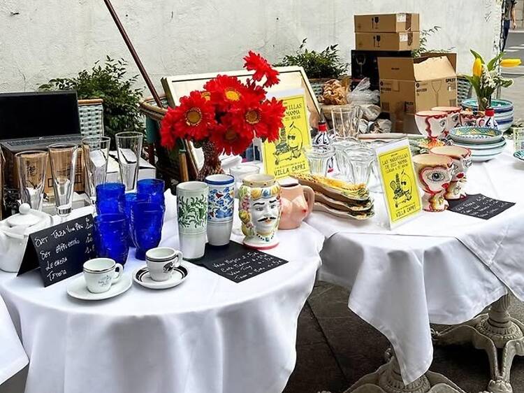 Este restaurante italiano de Madrid se convierte en un mercadillo por un día