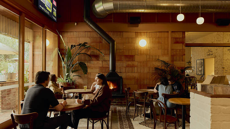 People dining in Hotel Railway.