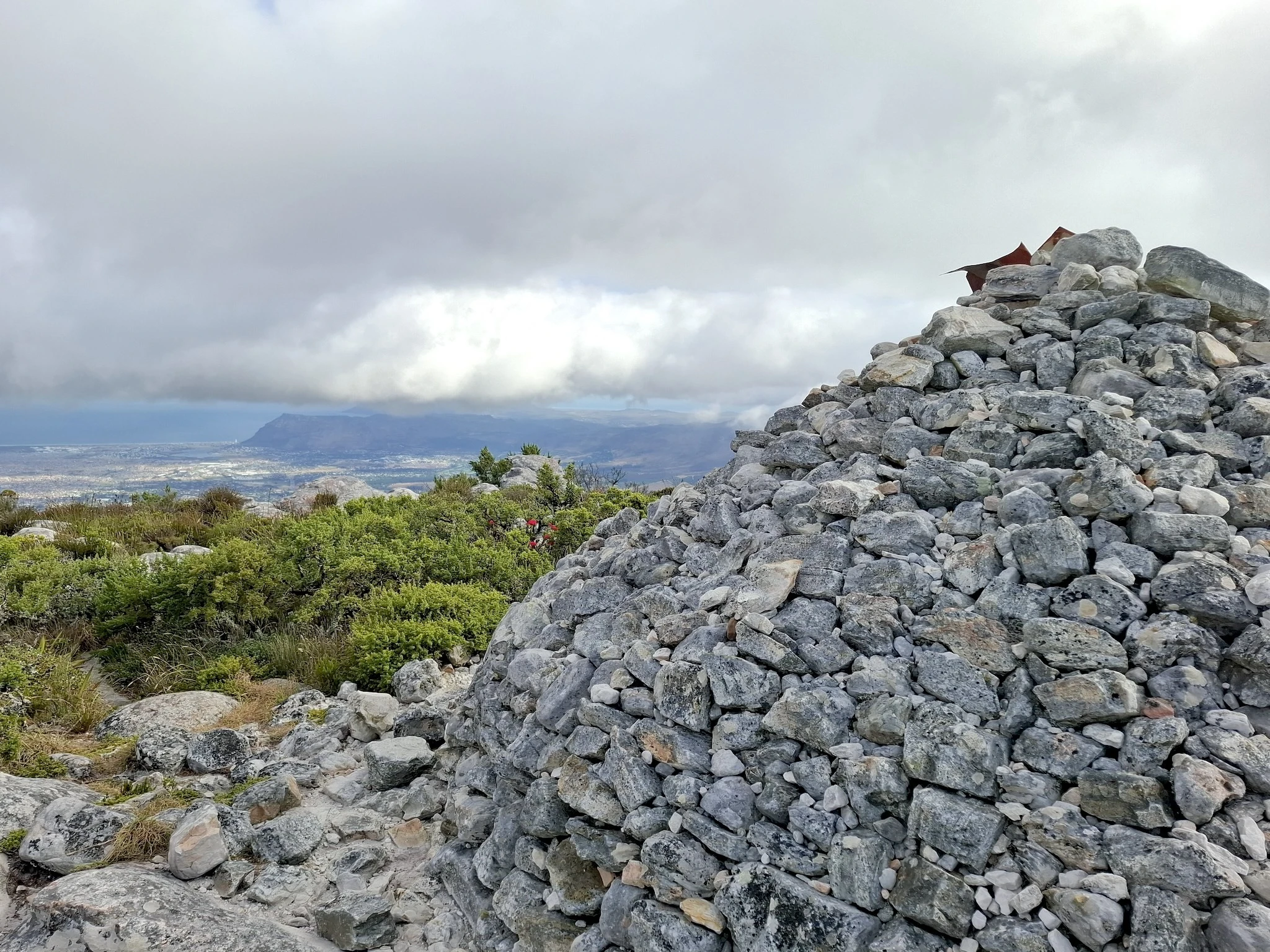 Maclear's Beacon on top of Table Mountain