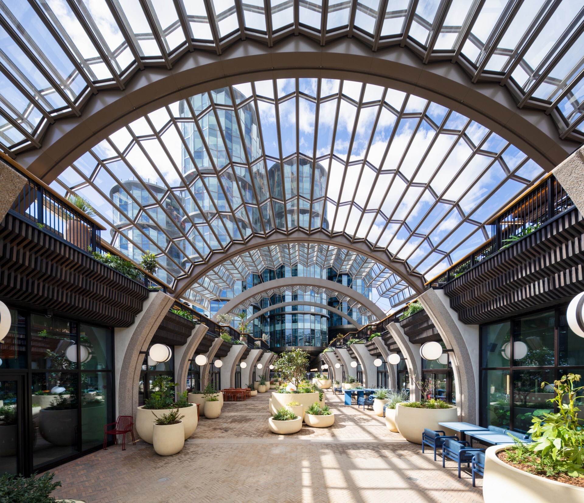 The Canopy, a new rooftop area at Olympia in London