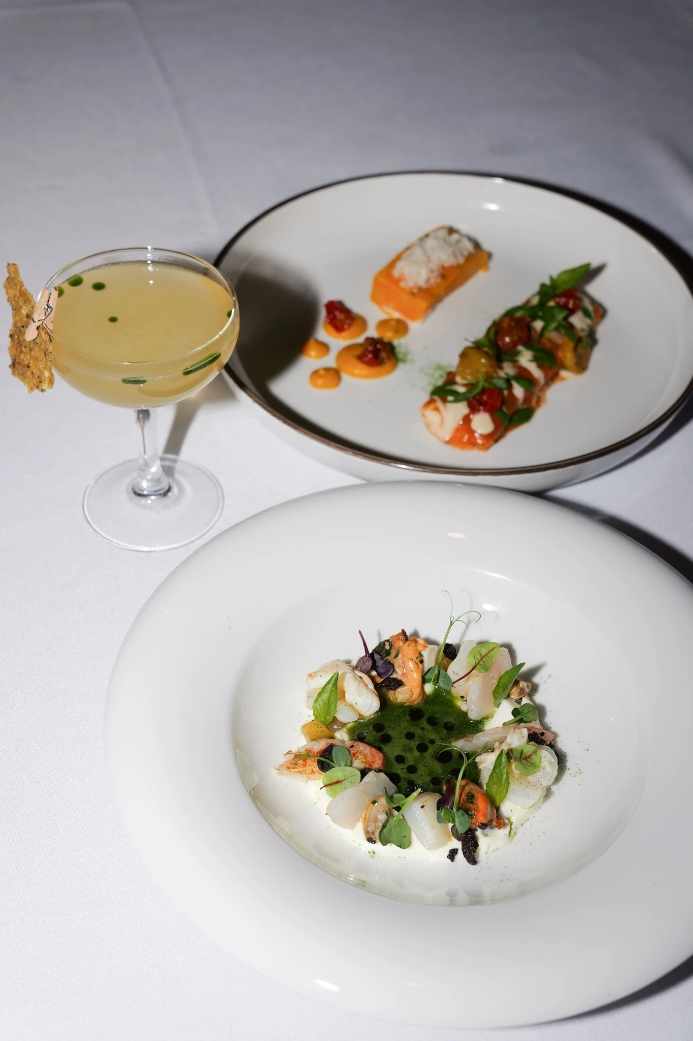 Dishes served at La Primavera as part of Iceland&rsquo;s Food & Fun Festival 2026