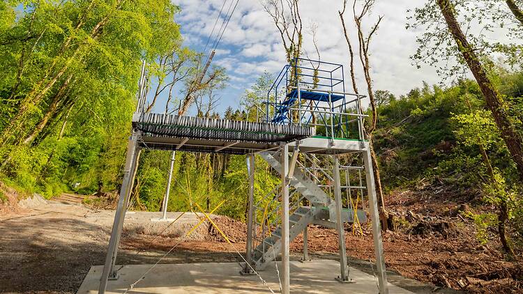 New zip line at Bluestone National Park Resort New zip line at Bluestone National Park Resort