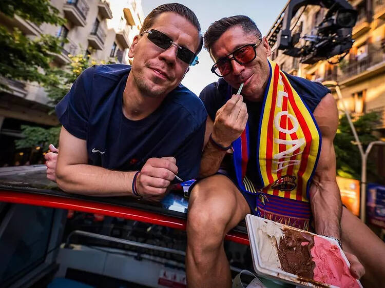 Així és Vibra, la gelateria artesana que aposta pel gelat de carquinyoli i es va fer viral després de la rua del Barça