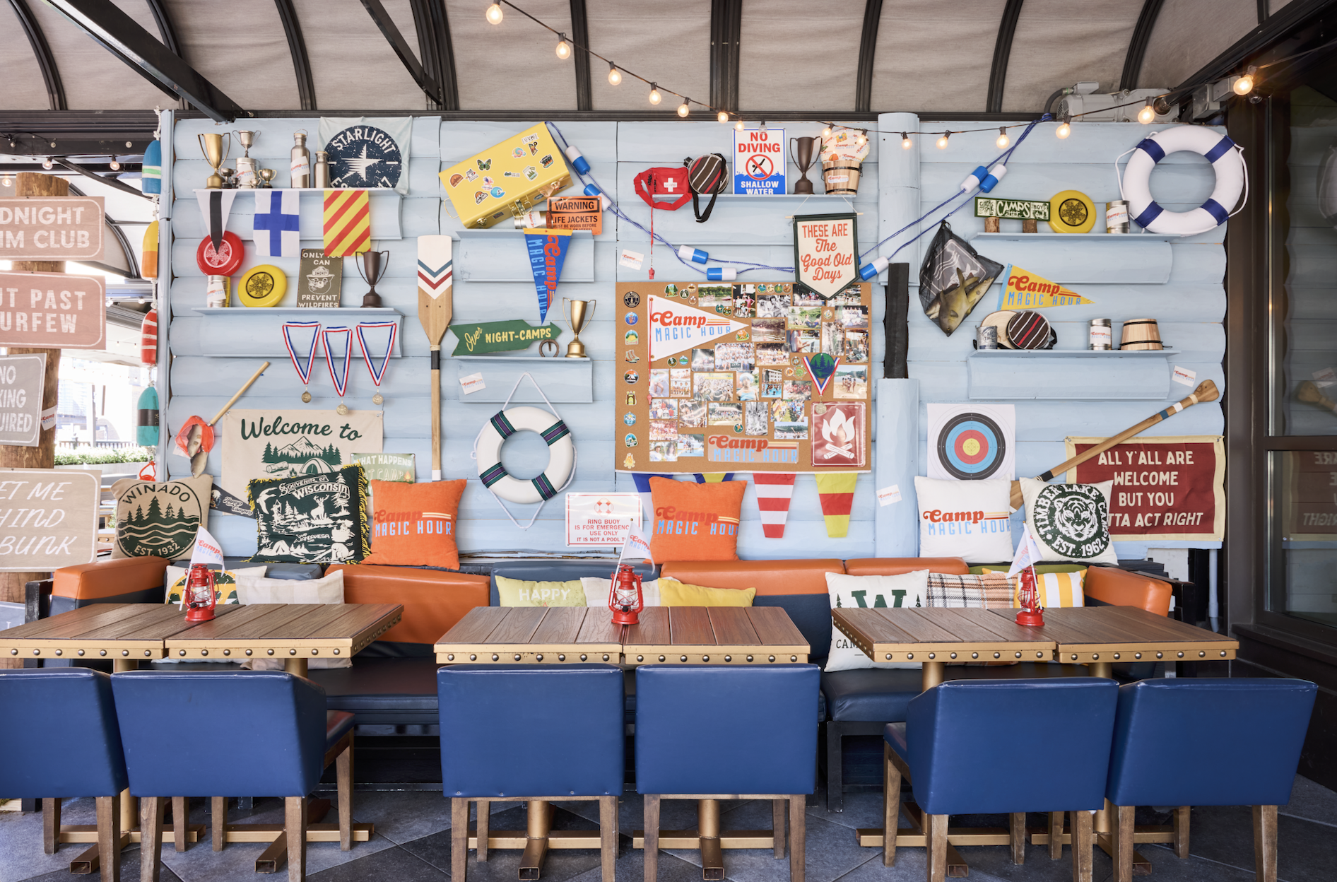 This popular midtown rooftop bar just transformed into an immersive playground with retro charm