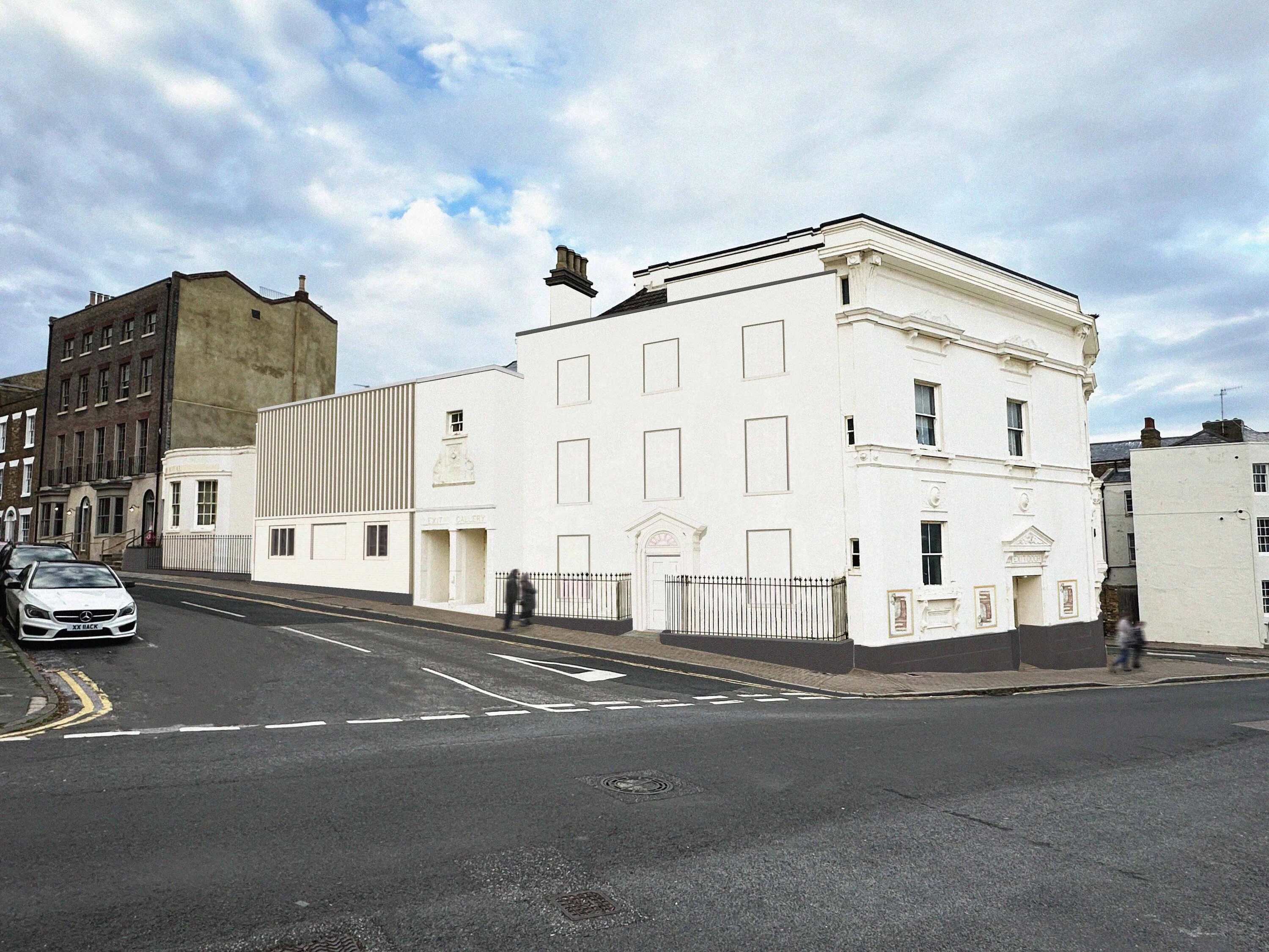 Margate's Theatre Royal from the road