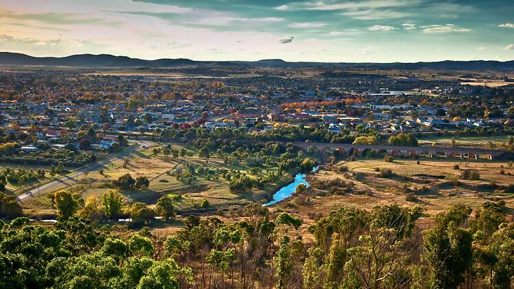 View of Goulburn from Rocky Hill, Capital Country