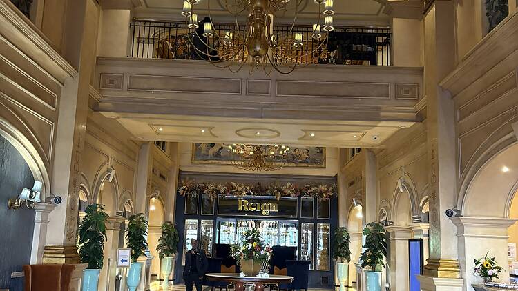 Breathtaking views of Peermont D'oreale Grande Hotel reception area