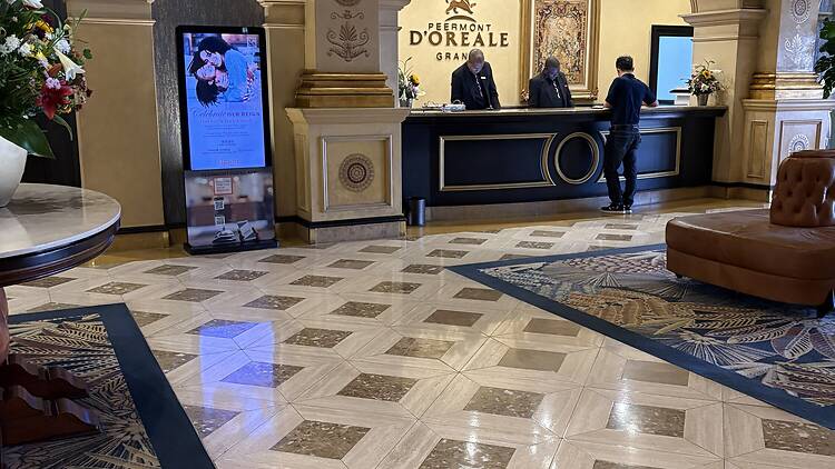 Peermont D'oreale Grande Hotel reception area