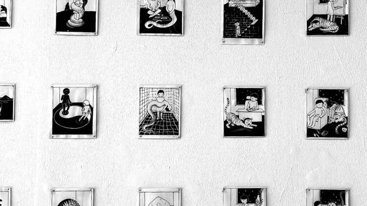 Wander through 200 black-and-white fever dreams at TattoOasis