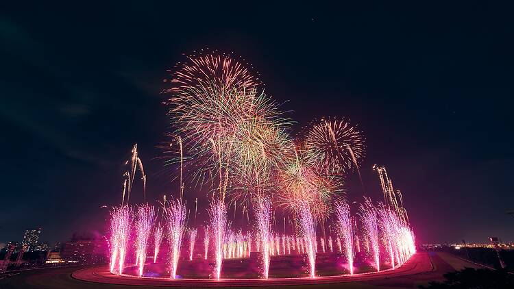 Tokyo Racecourse Fireworks