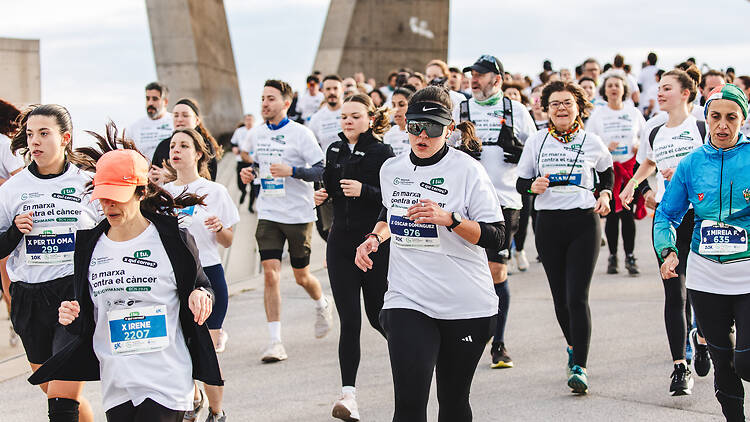 Una carrera solidaria junto al mar