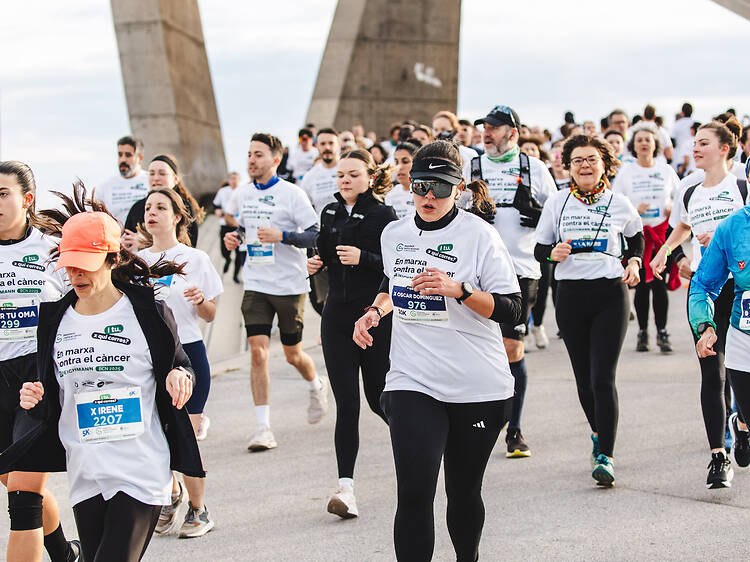 Una carrera solidaria junto al mar