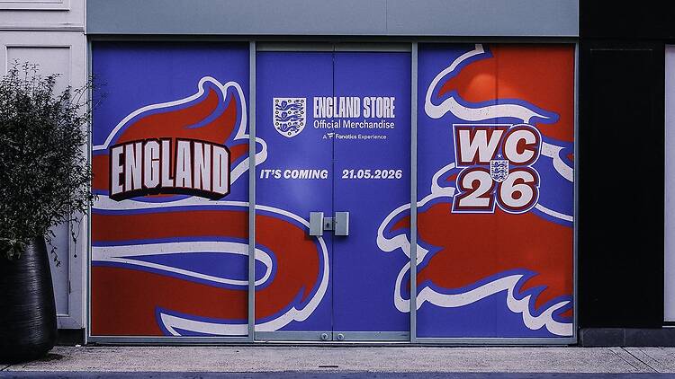 The England Football Team is launching its first ever pop-up shop in central London – and it opens this week