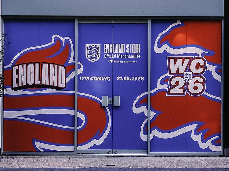 The England Football Team is launching its first ever pop-up shop in central London – and it opens this week