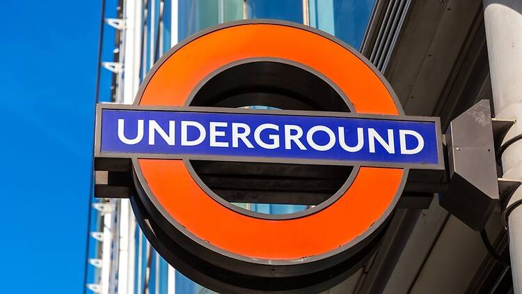 A London Underground roundel in the sunshine A London Underground roundel in the sunshine