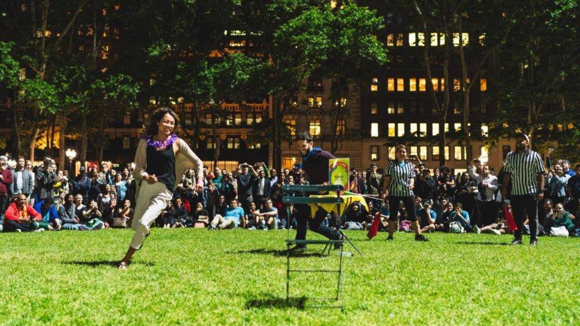 Laura Ratliff Bryant Park's Massive Free Musical Chairs Game Returns to NYC in June