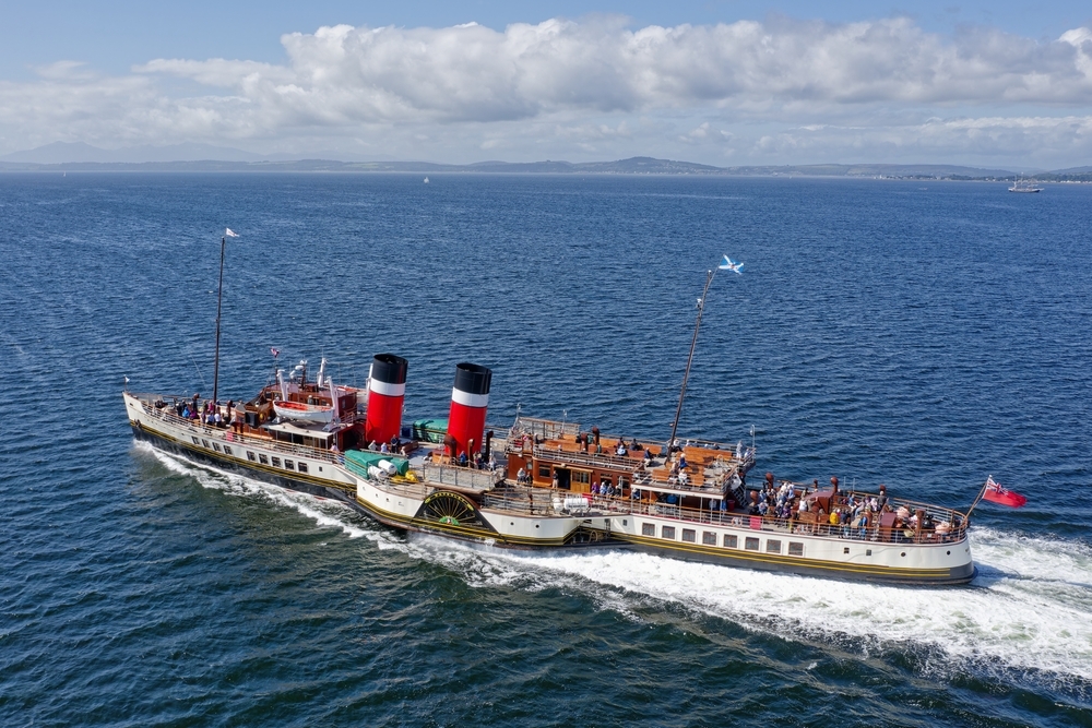 PS Waverley, a paddle steamer