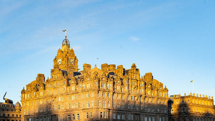 The Balmoral Hotel in Edinburgh, Scotland