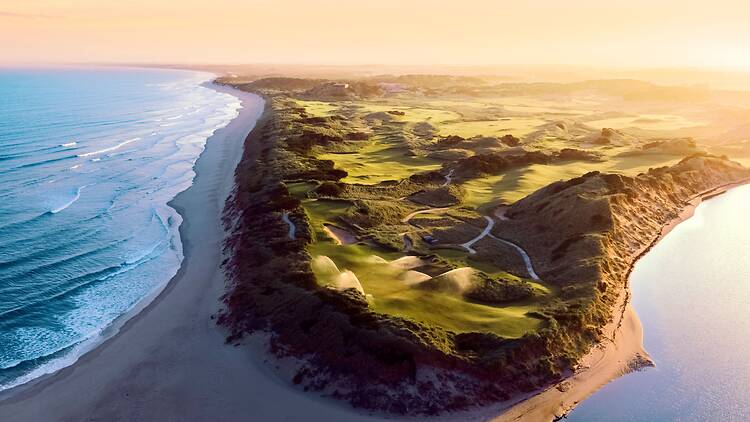 Barnbougle Dunes Golf Links Aerial of Barnbougle Dunes Golf Links