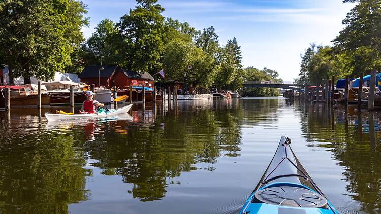 4.6. Paddla kajak i innerstaden, Djurgården