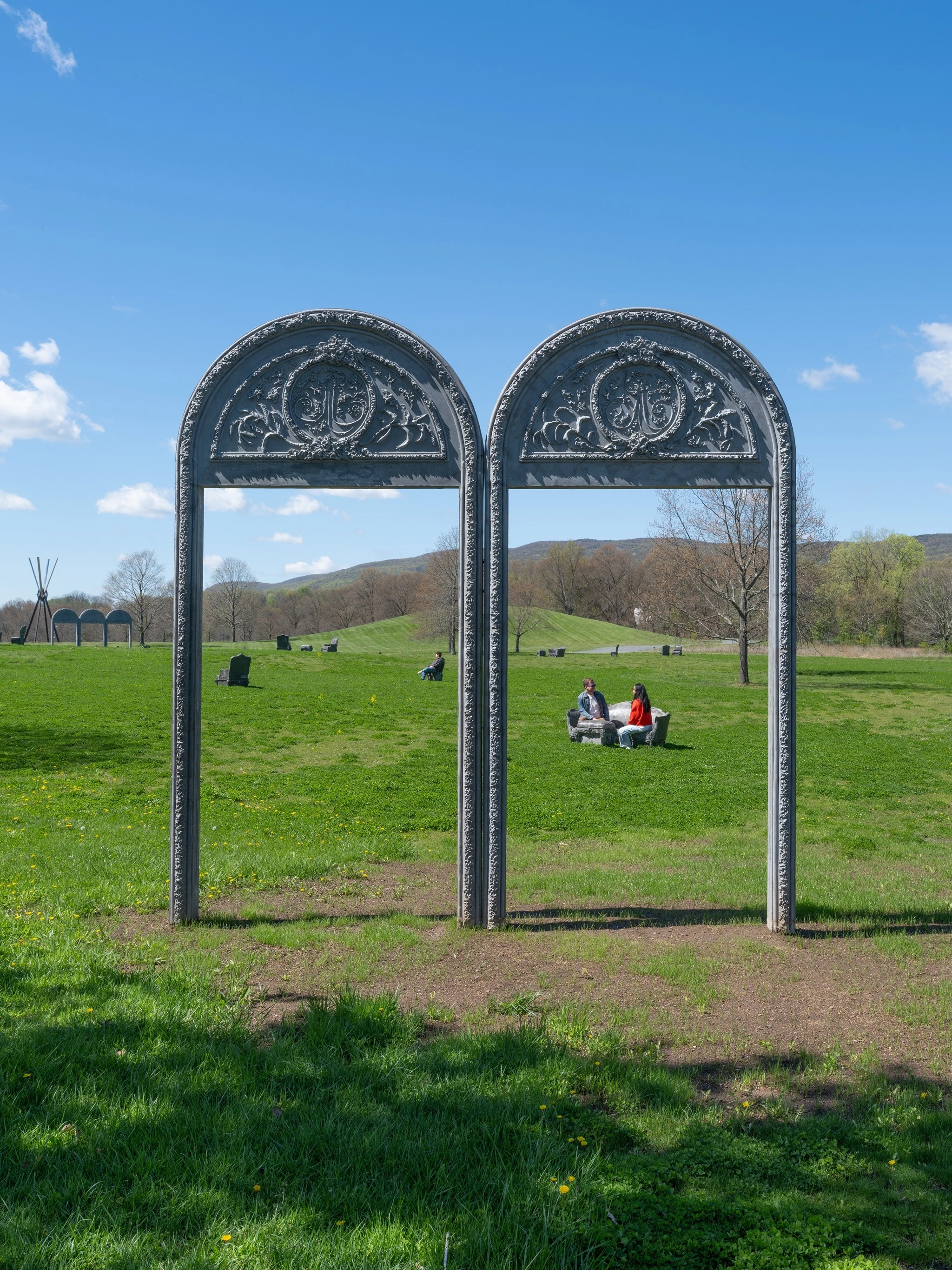Liz Glynn, Open House (detail), 2026. Installation view at Storm King Art Center, Mountainville, NY.