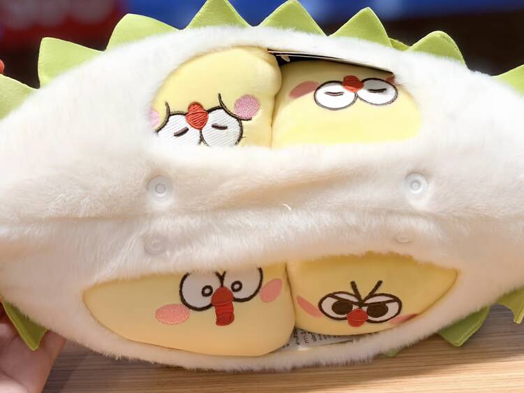 Central Chiang Mai Too cute to eat Dun Dun Durian plushie at Miniso Central Chiang Mai Too cute to eat Dun Dun Durian plushie at Miniso